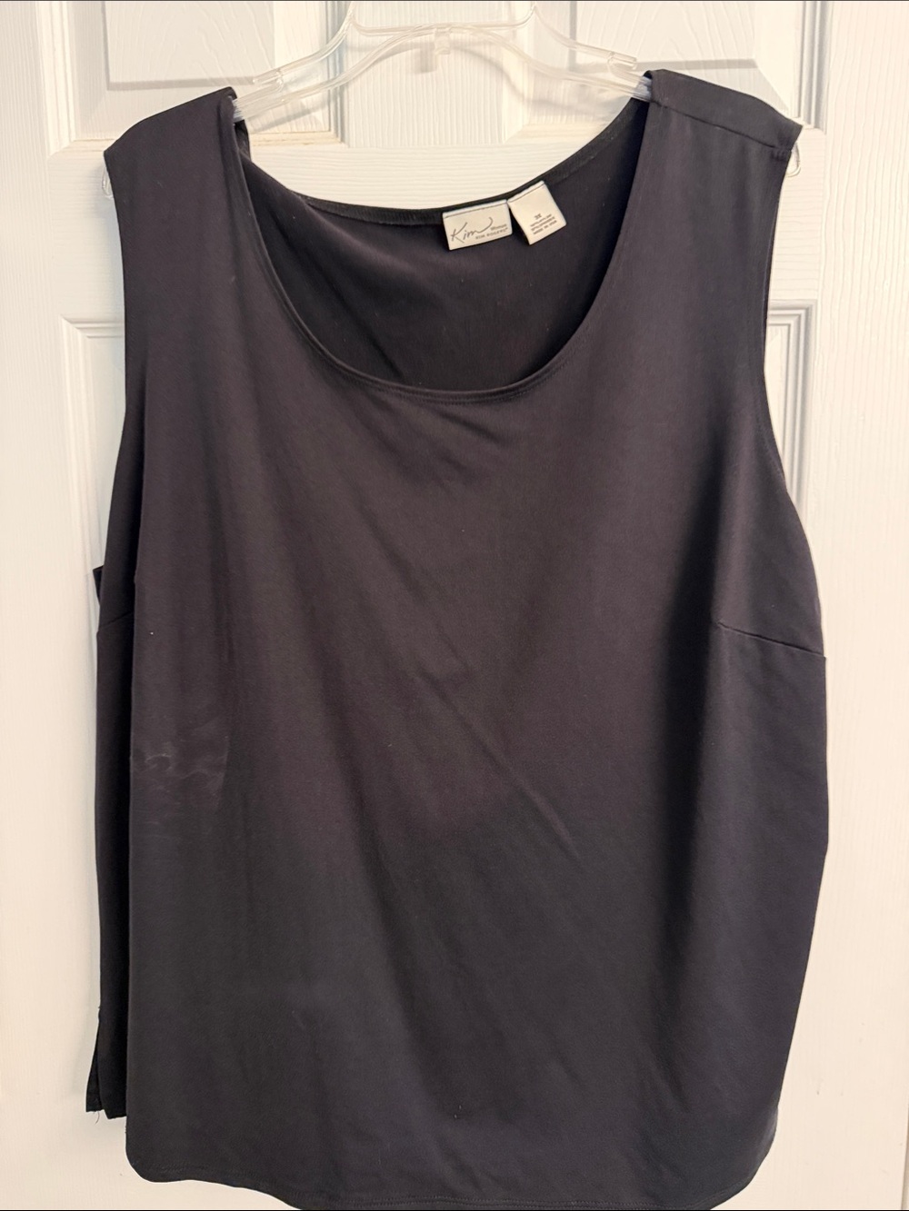 Karen Kane Black Scoop Neck Tank